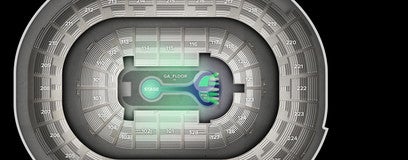 Seat view from Pit B