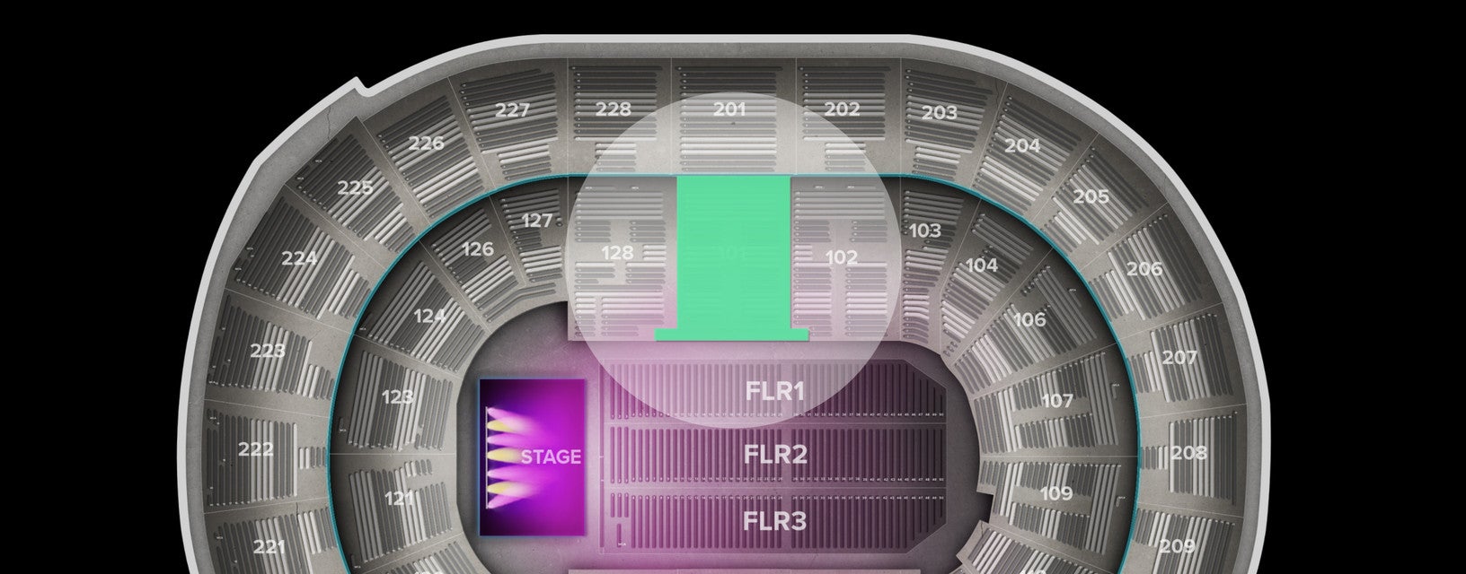 Seat view from Lower