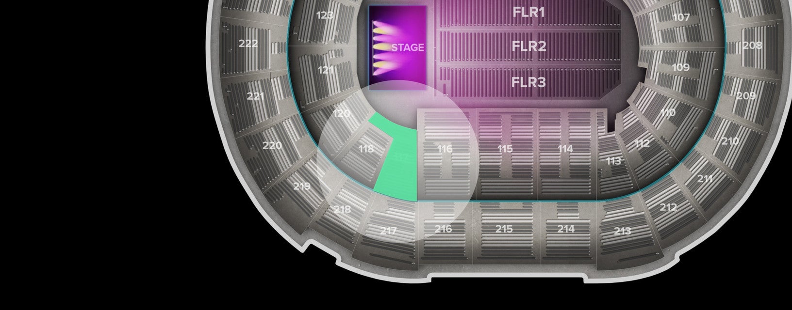 Seat view from Lower