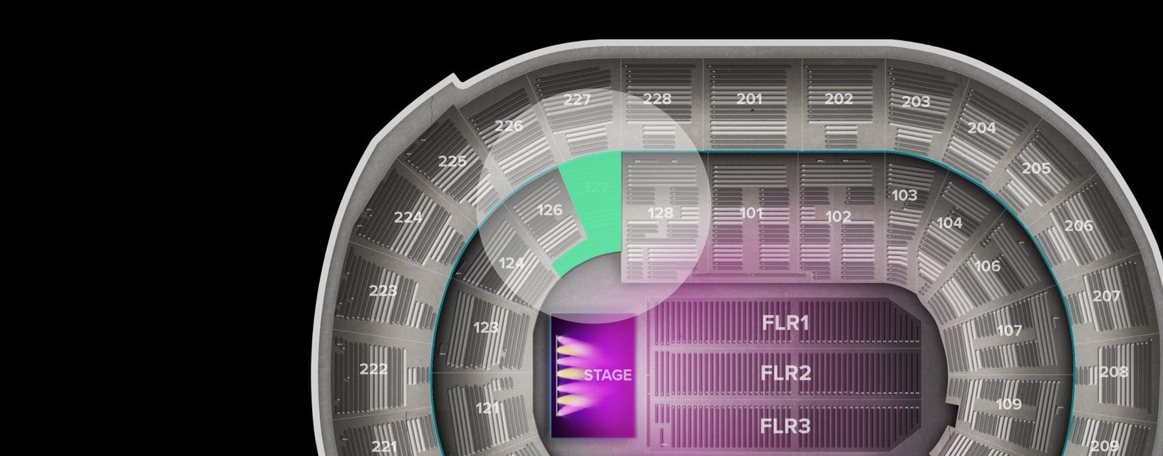Seat view from Lower