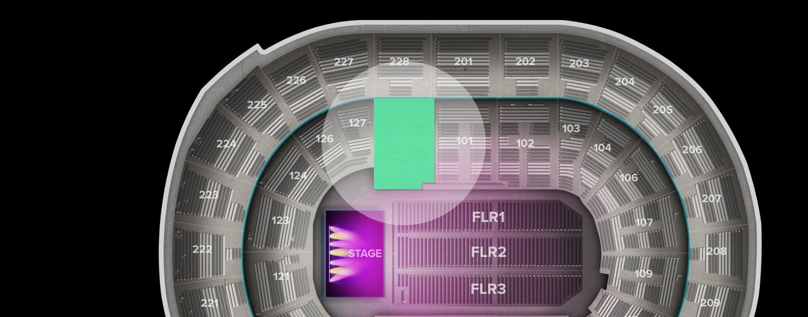 Seat view from Lower
