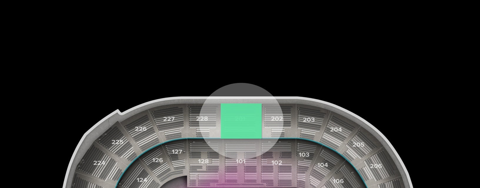 Seat view from Upper