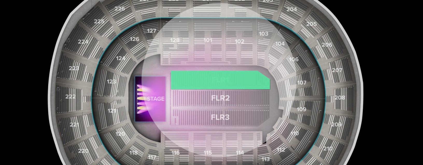 Seat view from Floor