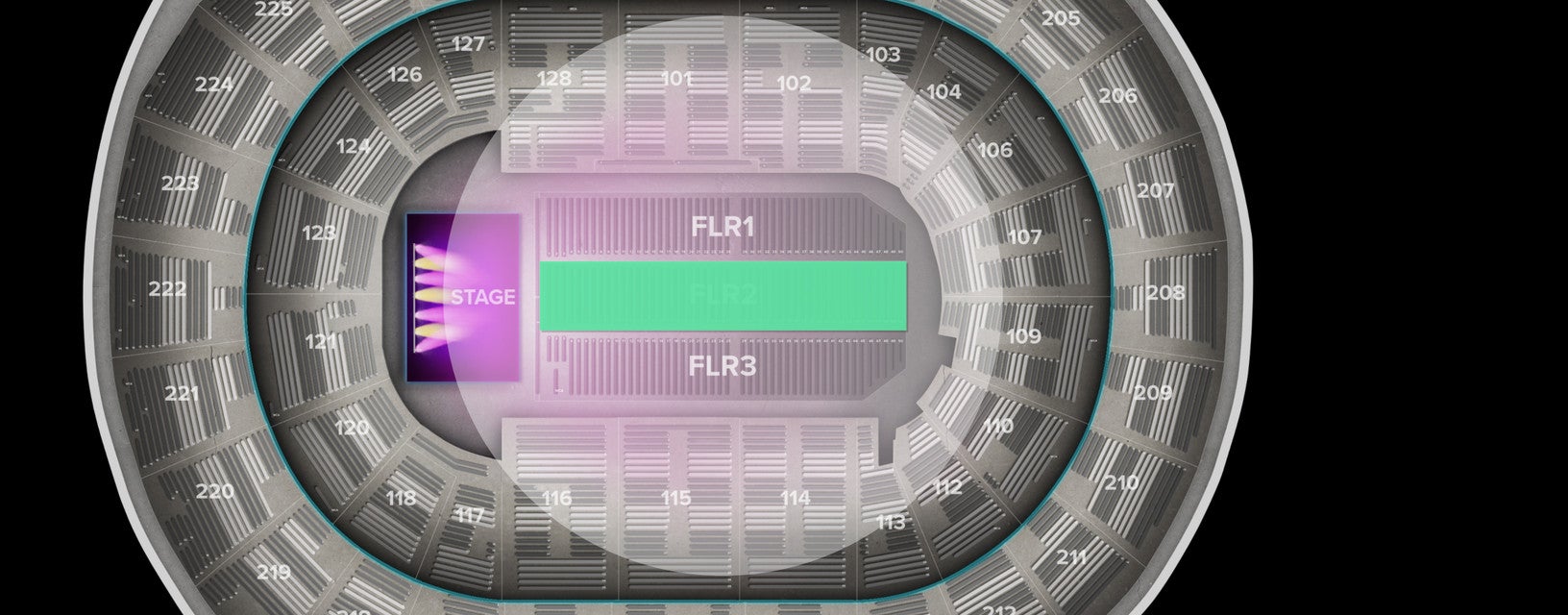 Seat view from Floor