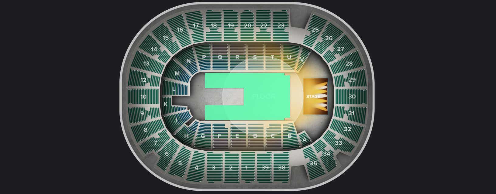 Seat view from Floor