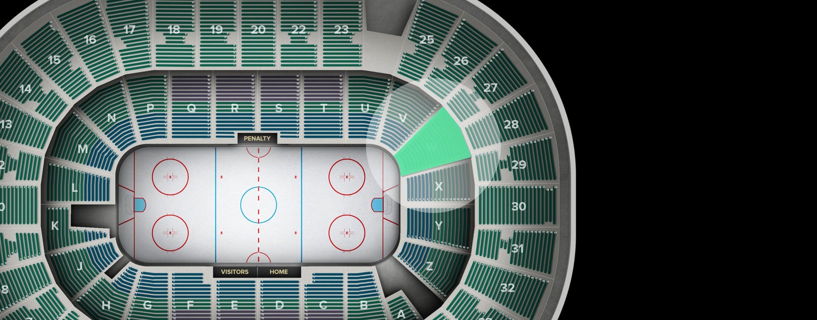 Seat view from Lower