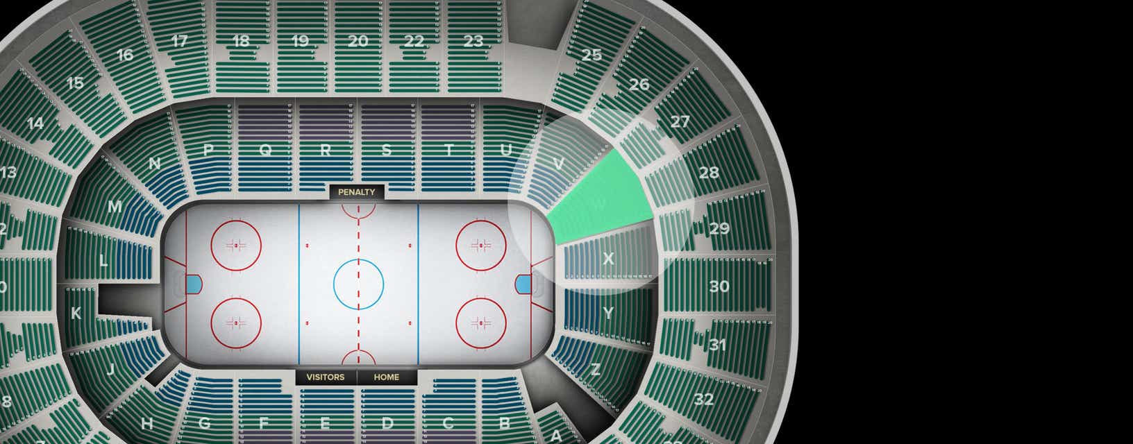 Seat view from Lower