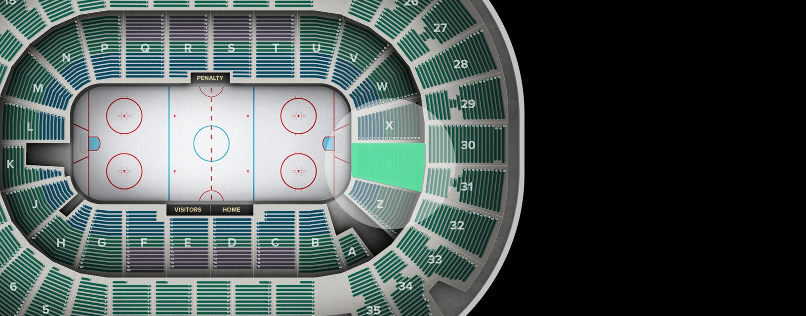 Seat view from Lower