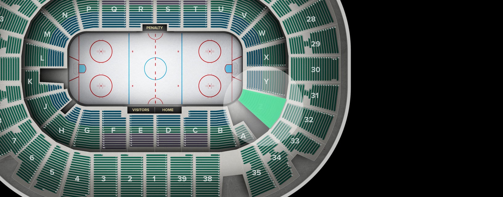 Seat view from Lower