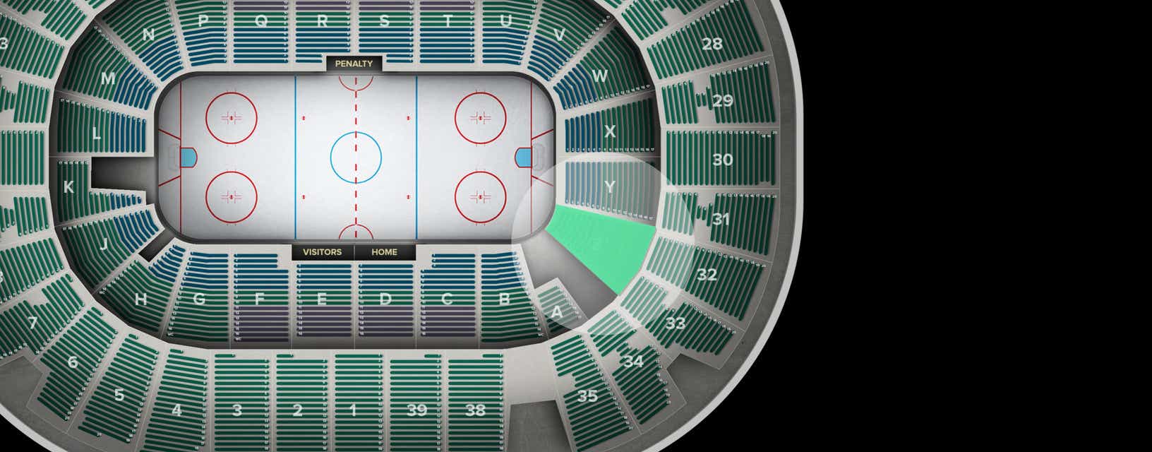 Seat view from Lower