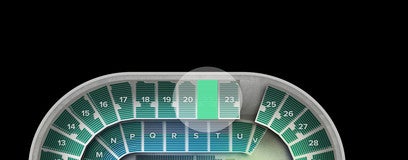 Seat view from Upper