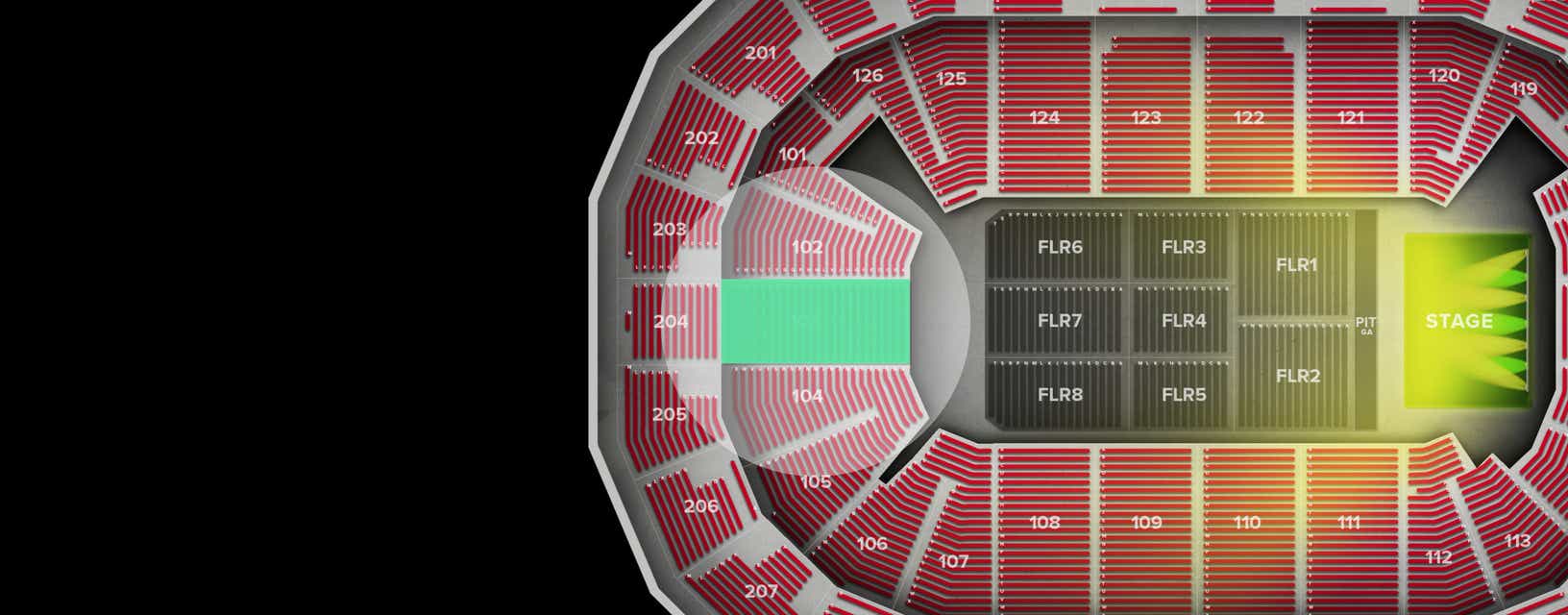 Seat view from Lower
