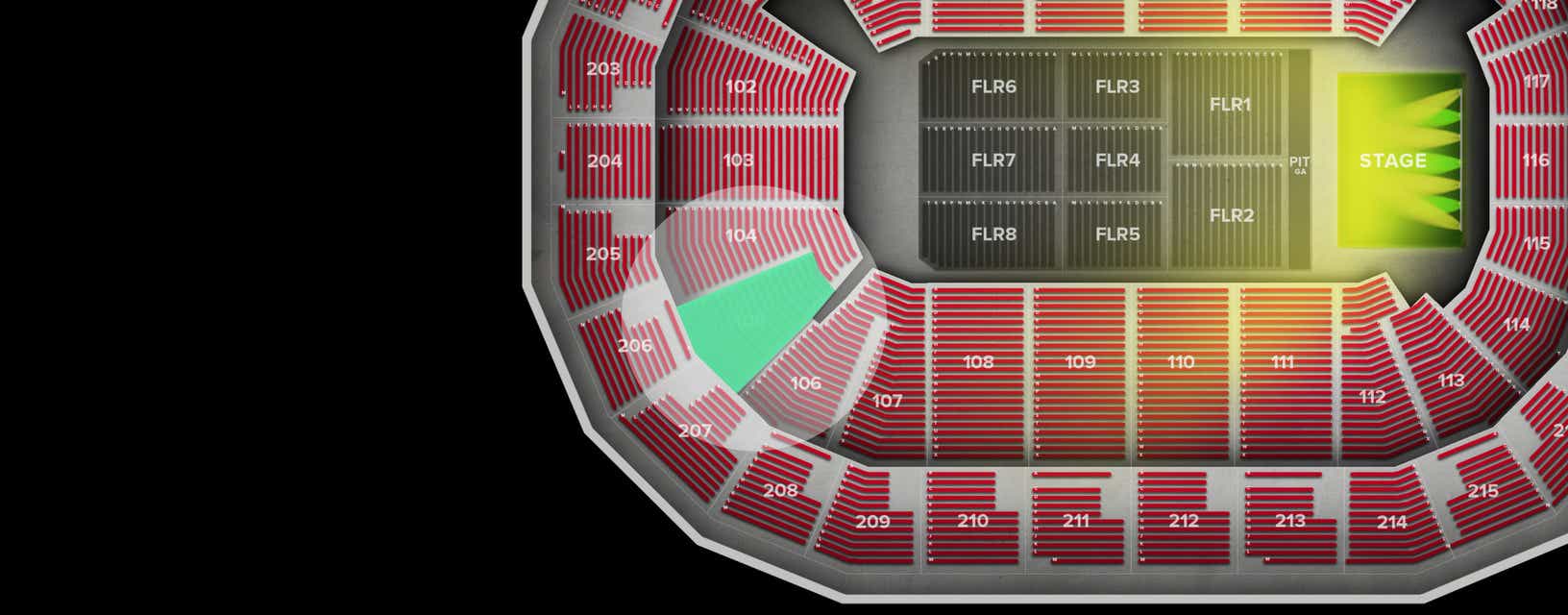 Seat view from Lower
