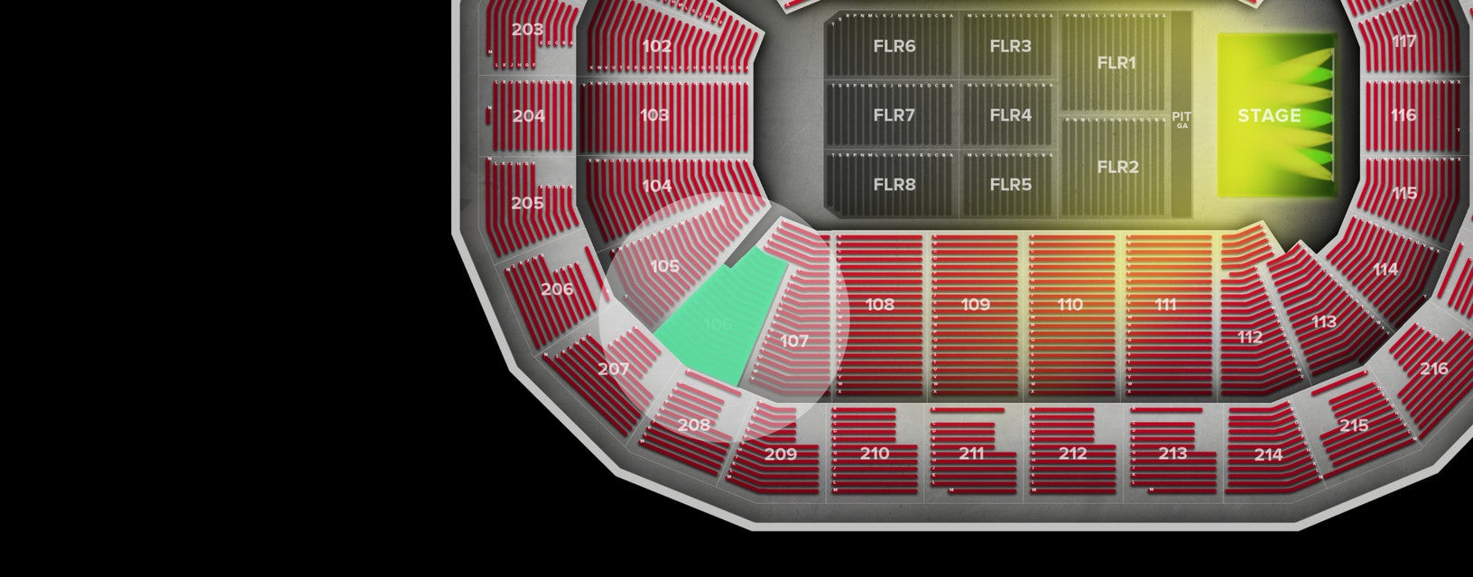 Seat view from Lower