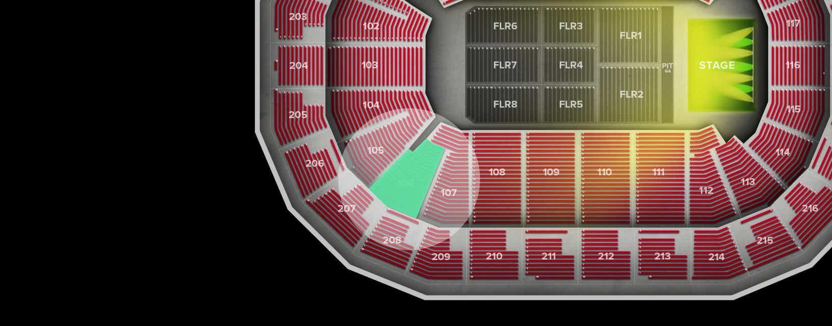 Seat view from Lower