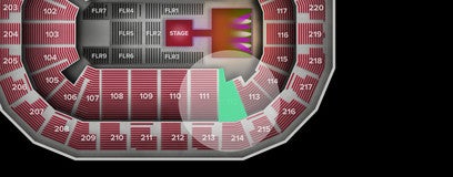 Seat view from Lower