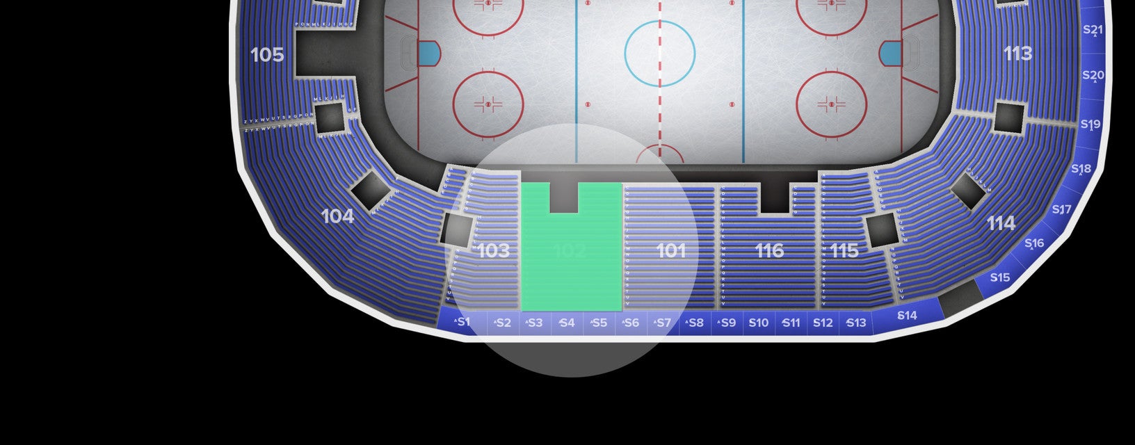 Seat view from Lower