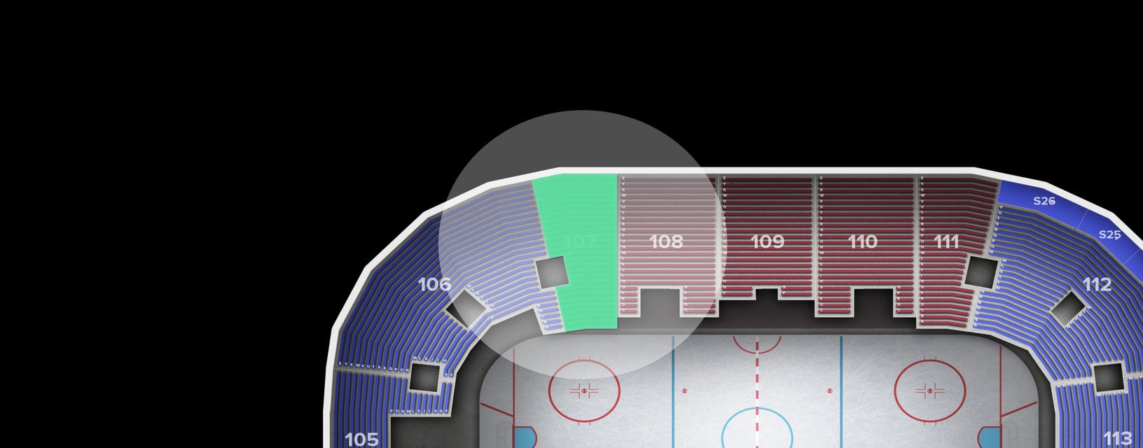 Seat view from Lower