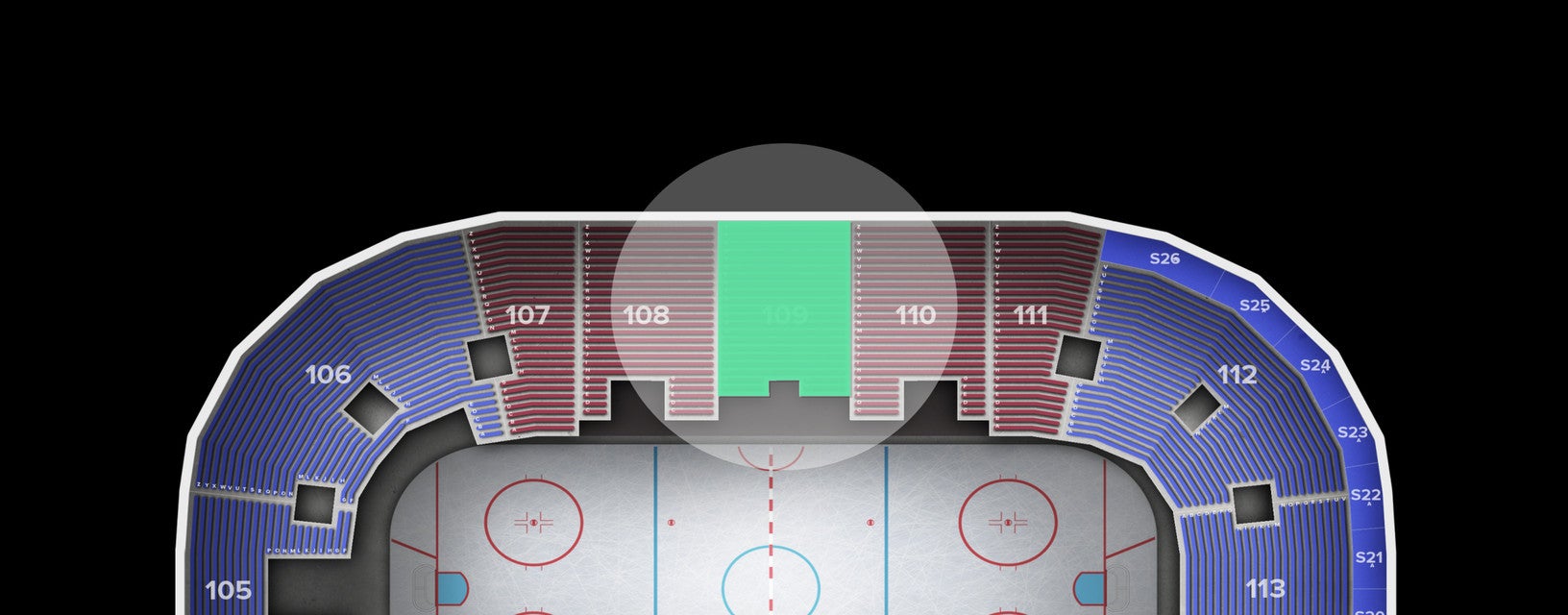 Seat view from Lower