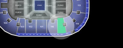 Seat view from Lower