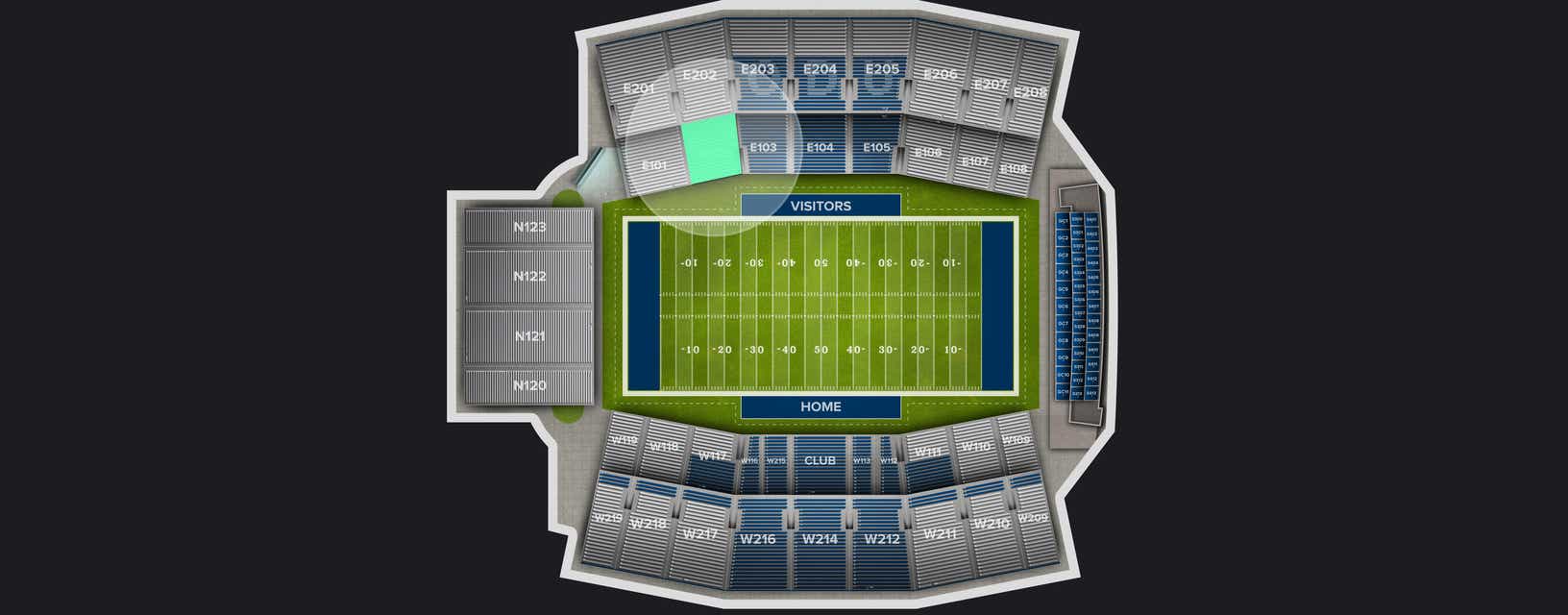 Seat view from Lower East