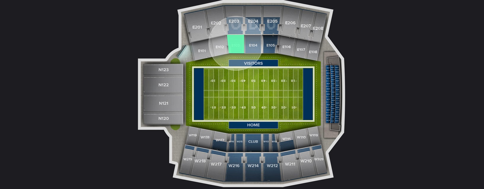 Seat view from Lower East