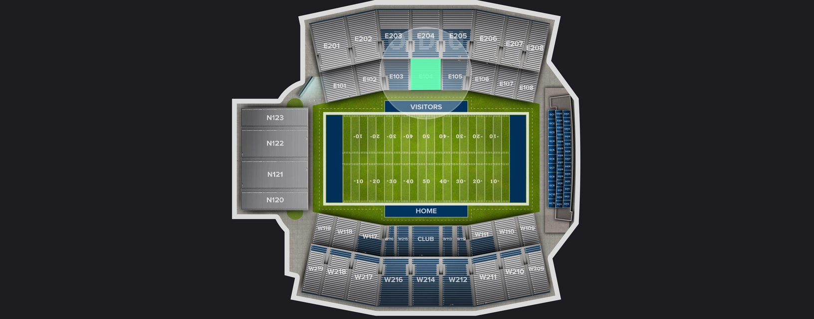 Seat view from Lower East