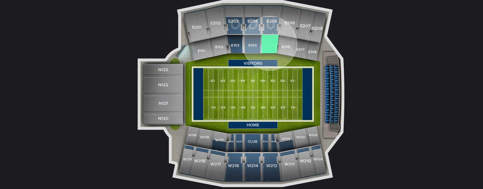 Seat view from Lower East