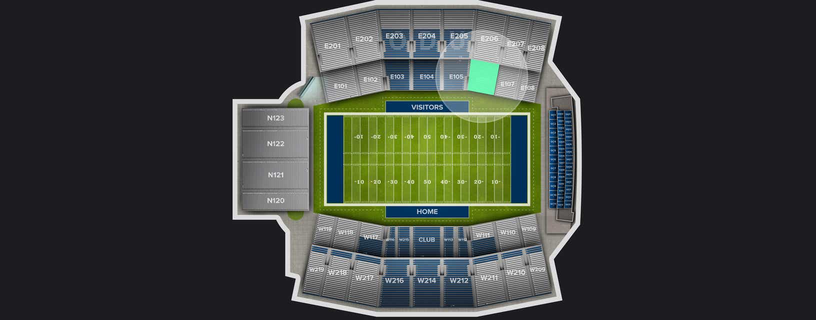Seat view from Lower East