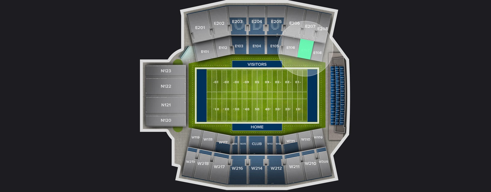 Seat view from Lower East