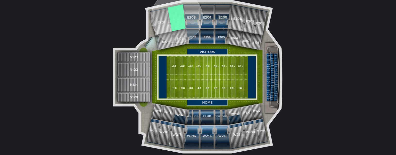 Seat view from Upper East