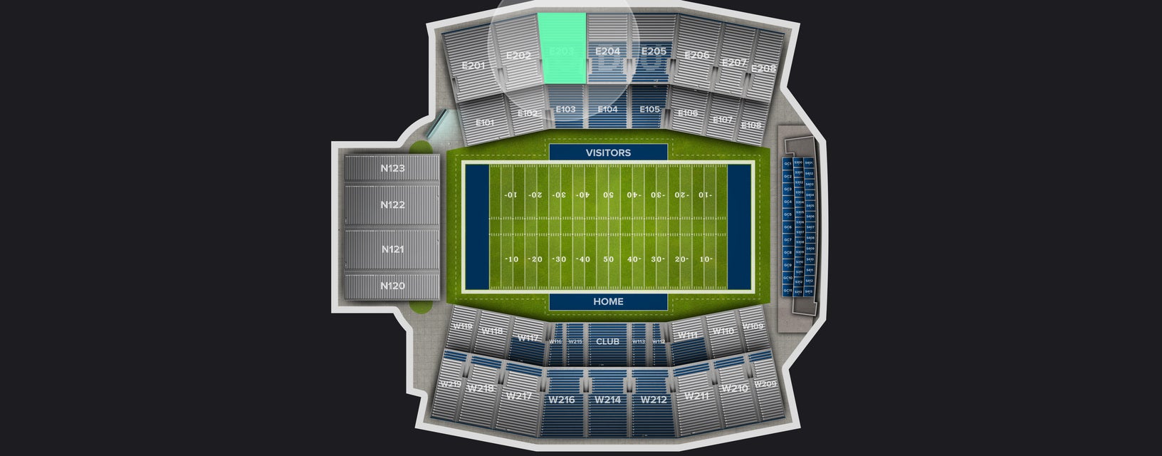 Seat view from Upper East