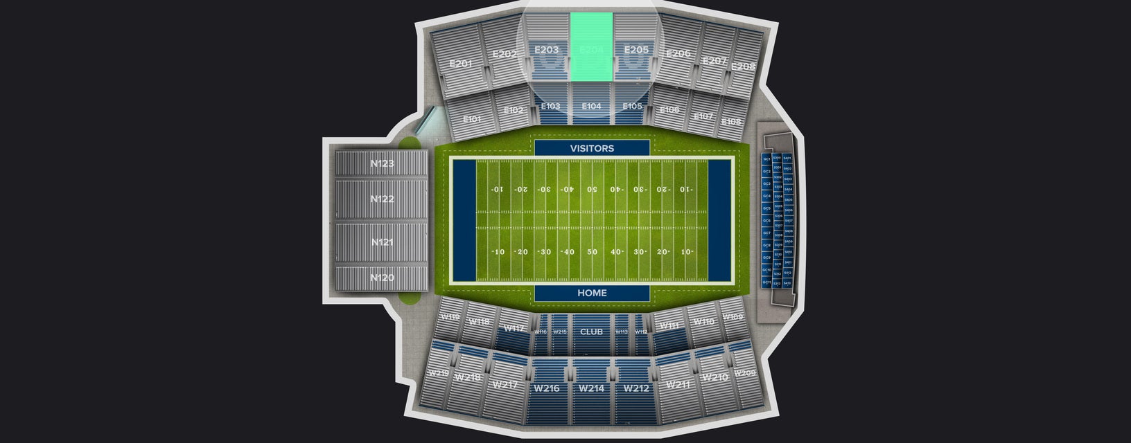 Seat view from Upper East