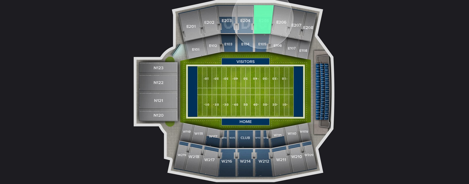 Seat view from Upper East