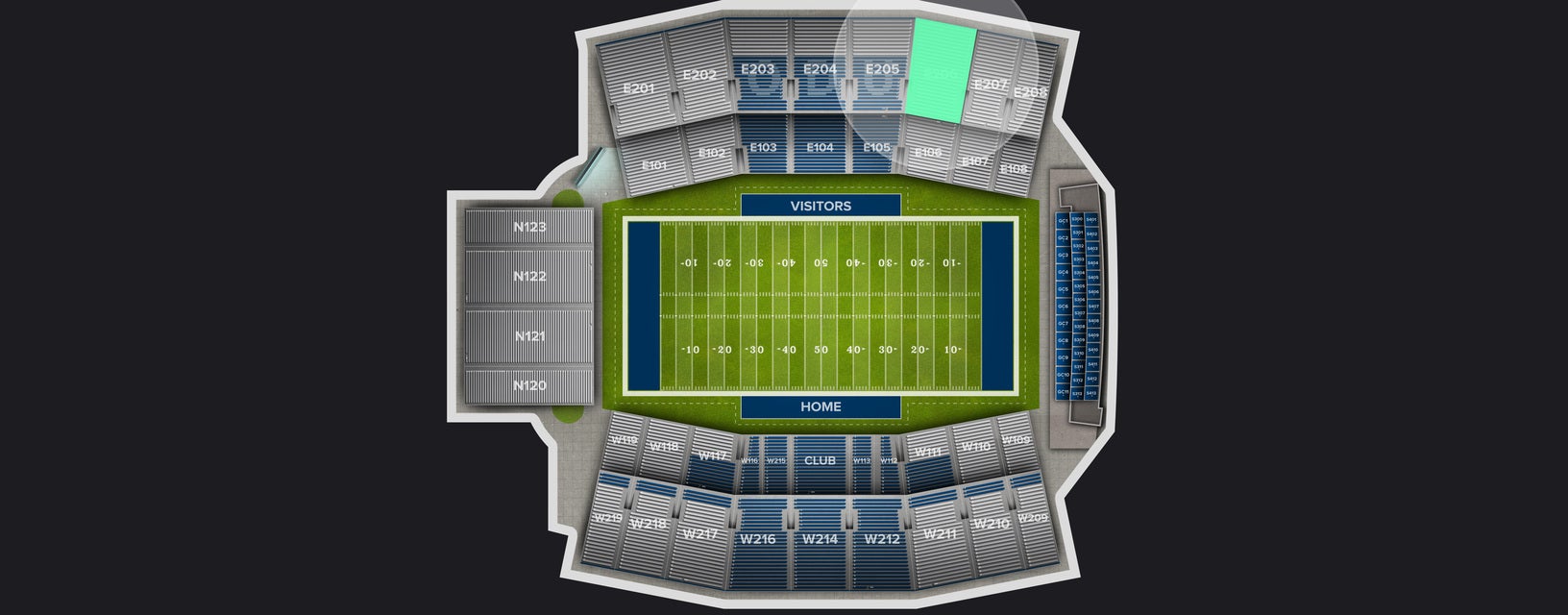 Seat view from Upper East