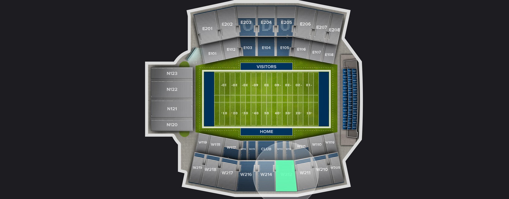 Seat view from Upper West