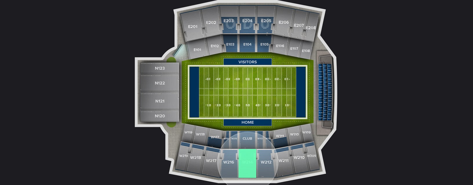 Seat view from Upper West