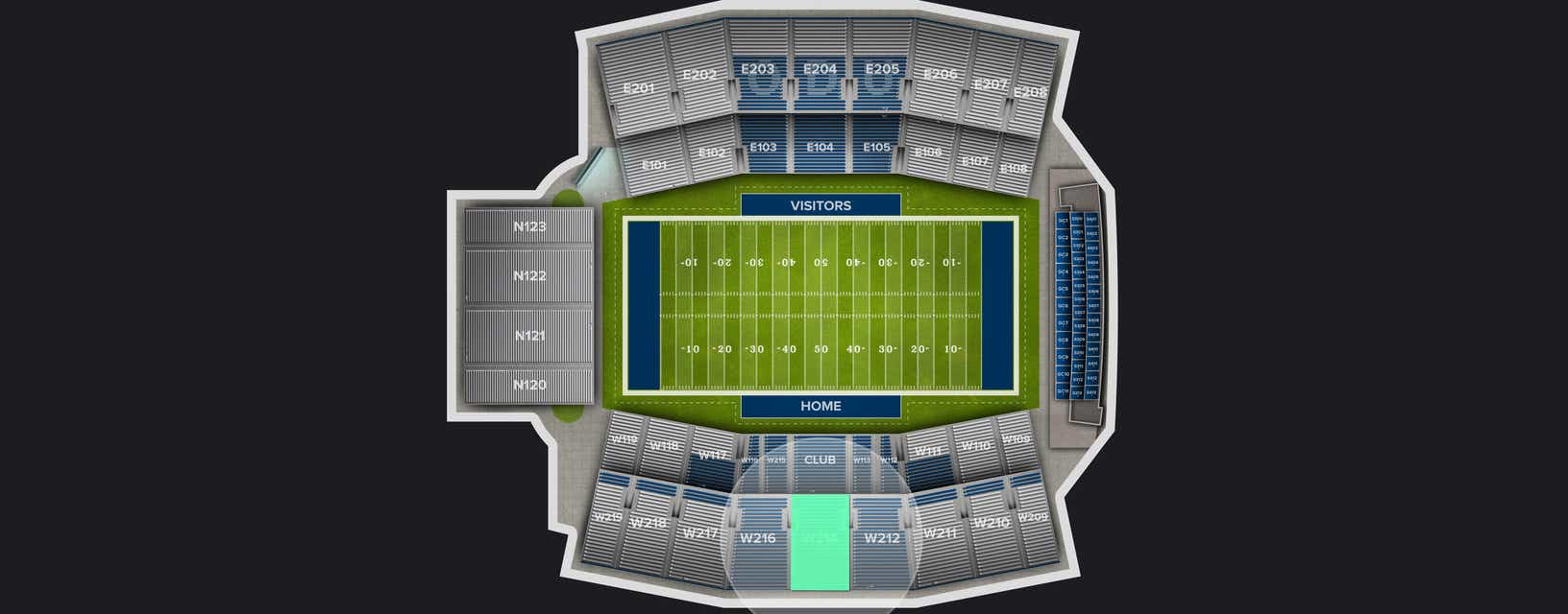 Seat view from Upper West