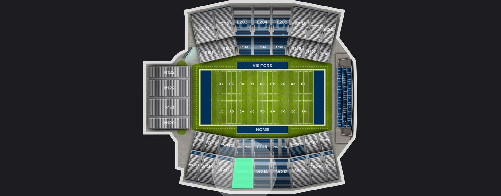 Seat view from Upper West