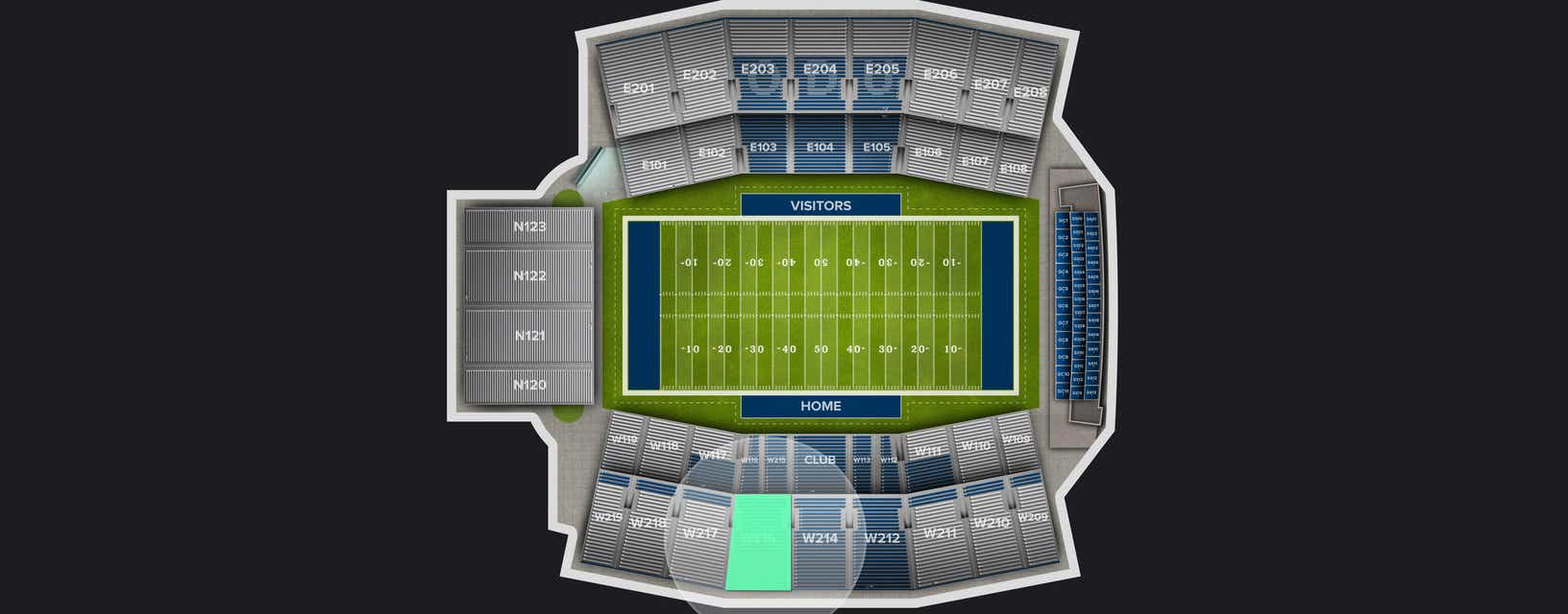 Seat view from Upper West