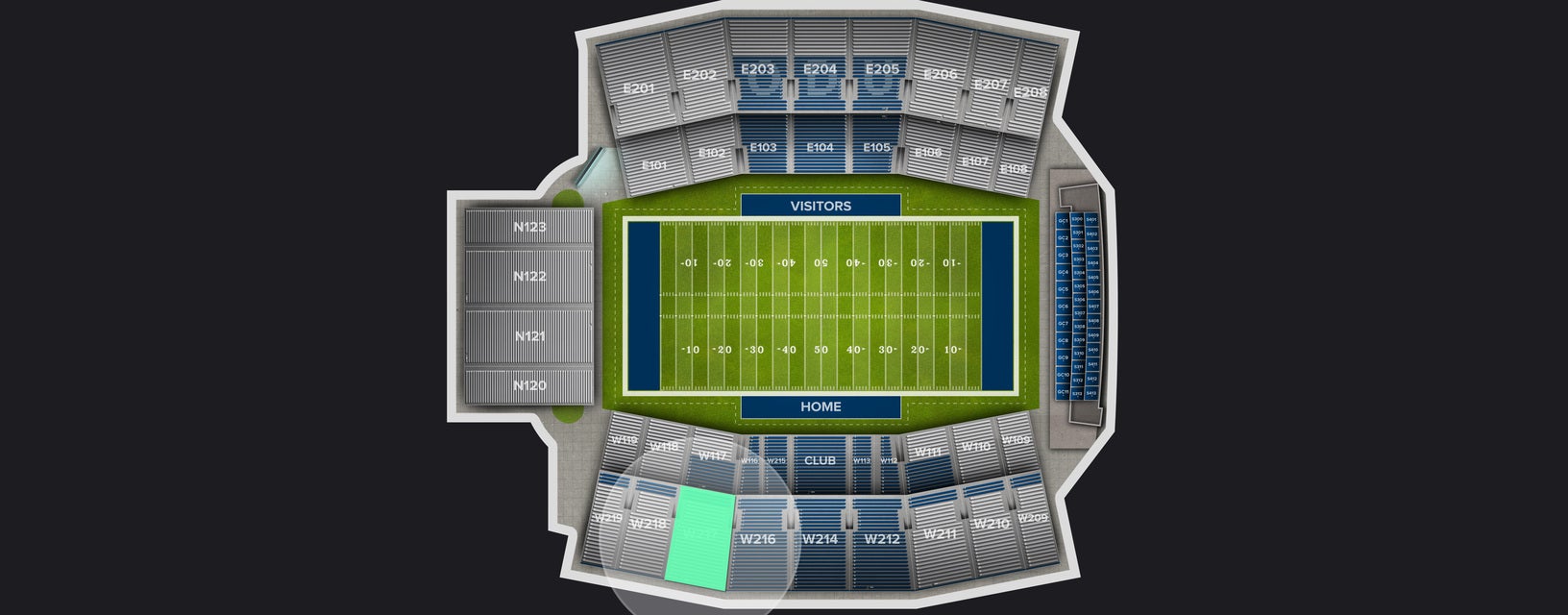 Seat view from Upper West