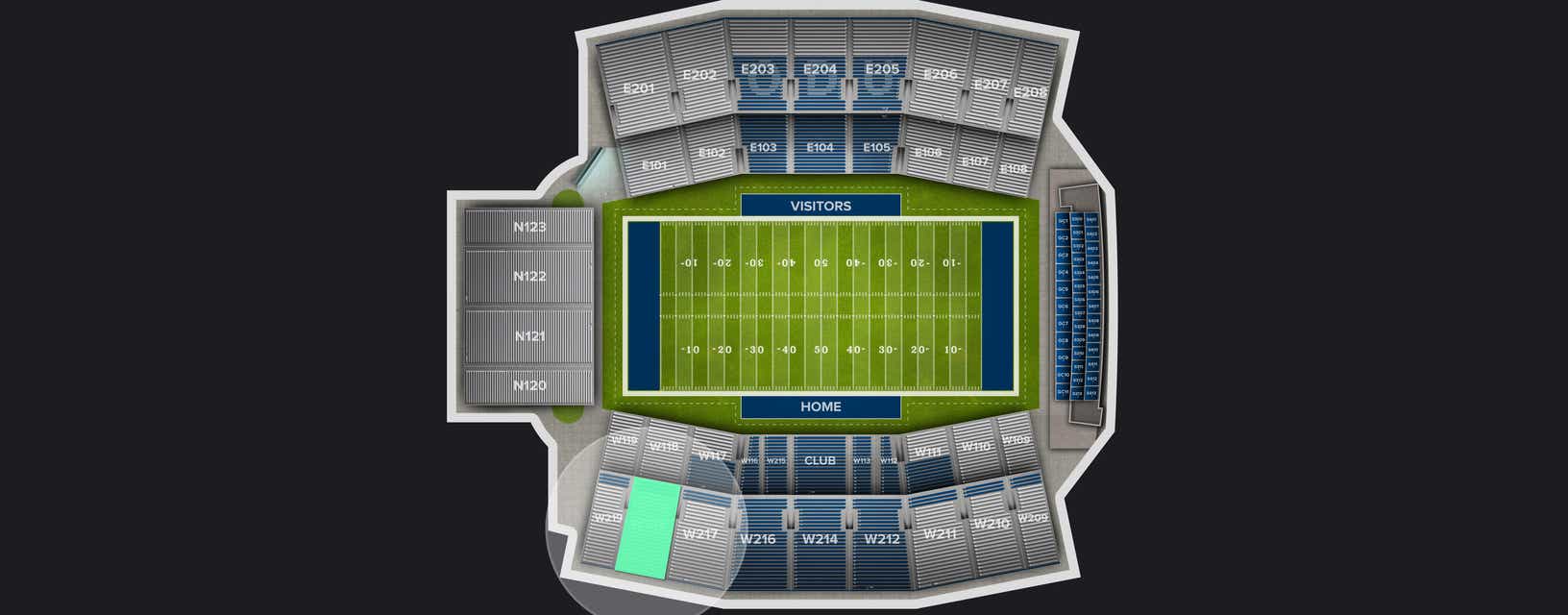 Seat view from Upper West