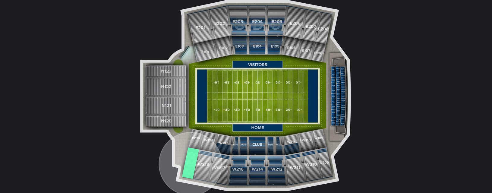 Seat view from Upper West