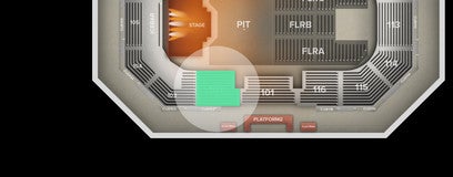 Seat view from Arena Level