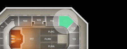 Seat view from Arena Level