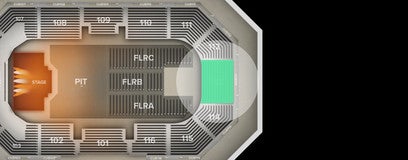 Seat view from Arena Level