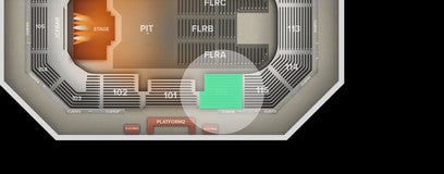 Seat view from Arena Level