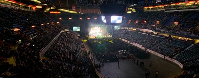 Seat view from Mid Level Goal