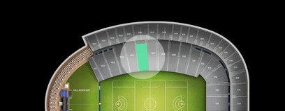 Seat view from Lower Sideline