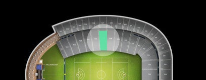 Seat view from Lower Sideline